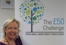 Deborah backs Children’s Hospice SW £50 Challenge